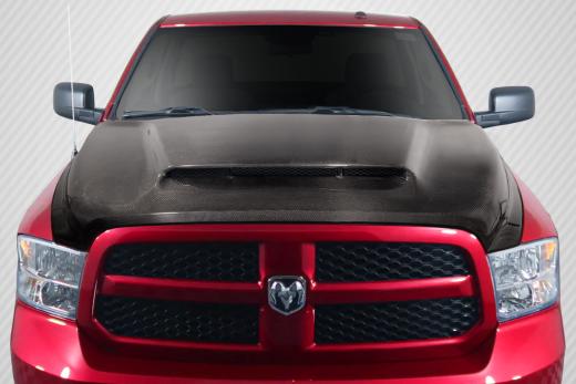 Carbon Fiber Demon Style Hood 09-18 Dodge Ram, 19-22 Ram Classic